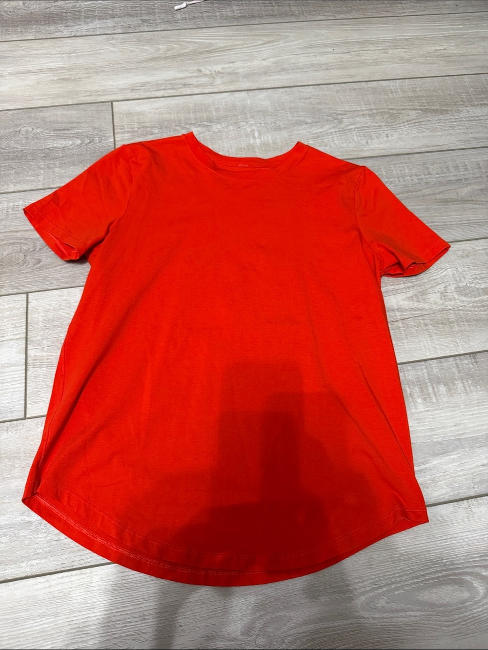 Women’s Short Sleeve Crewneck Tee - orange/res